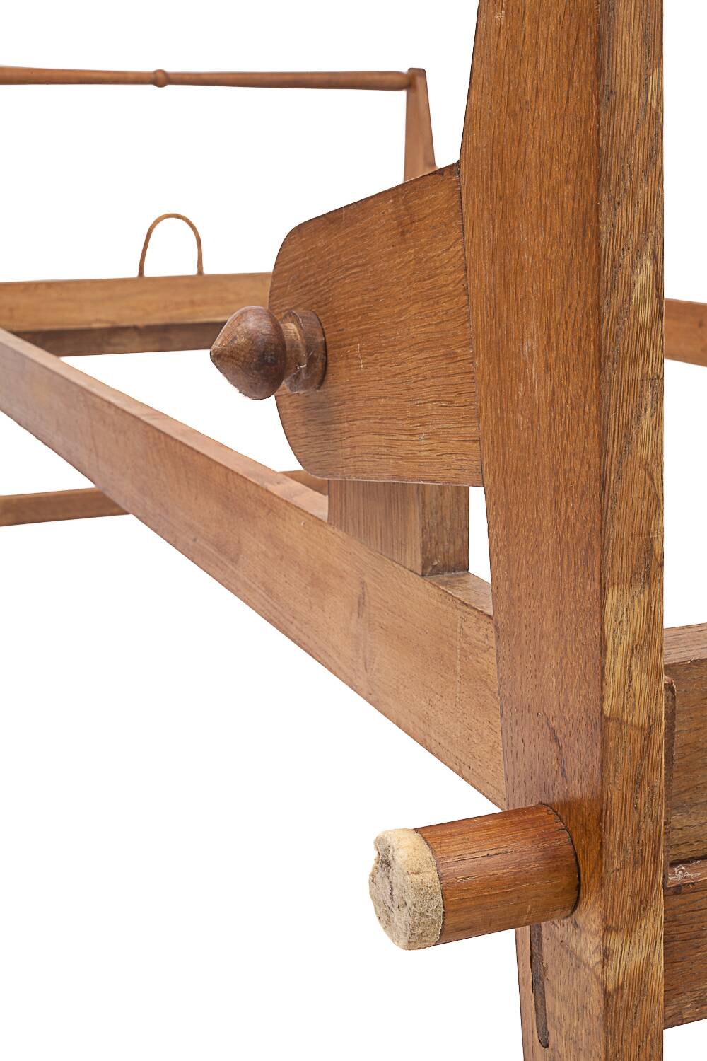 Antique folding daybed by Guillerme and Chambron