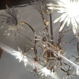 Profili studio chandelier gold plated and Swarovski crystal
