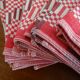 8 serviettes de table vintage 47 x 47