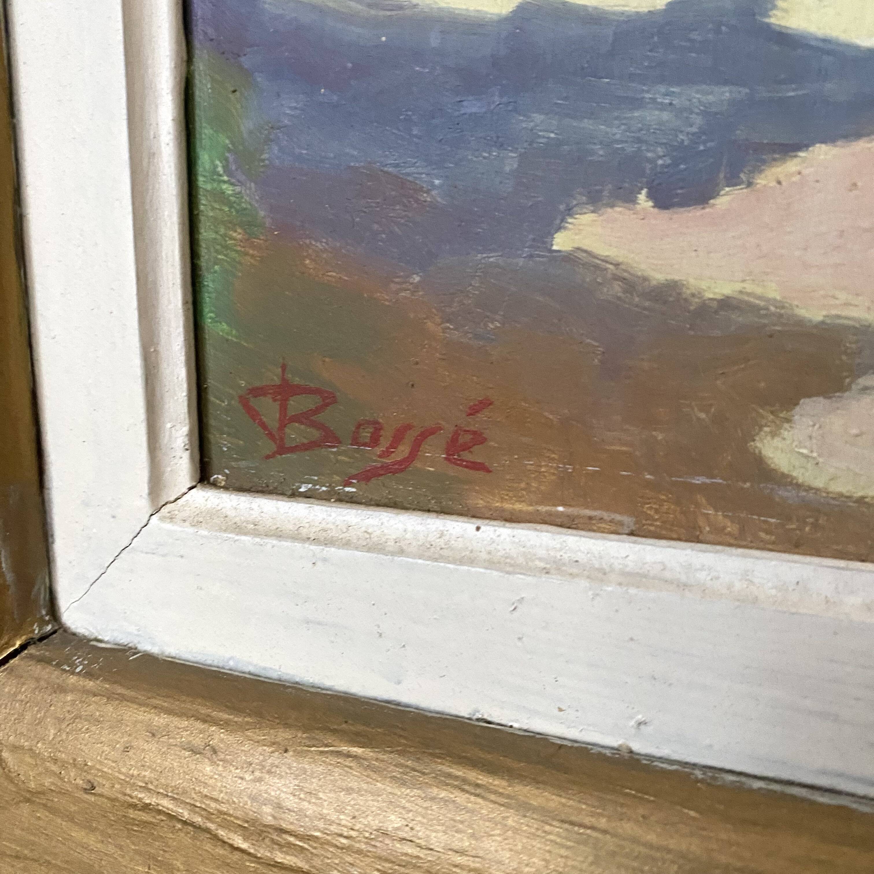 Grande toile encadrée maison ensoleillée