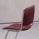 Vintage tubular steel dining chair, Italy, 1970’s