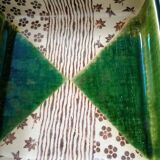 square dish in handcrafted Japanese ceramic.