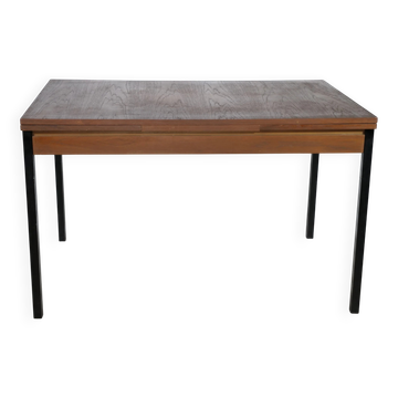 Mid Century Extendable Dining Table in Teak, 1960s