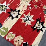 Tapis Marocain boujad orange - 173 x 350 cm