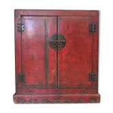 Meuble laqué rouge provenant de la Province du Shanxi (Chine du Nord)