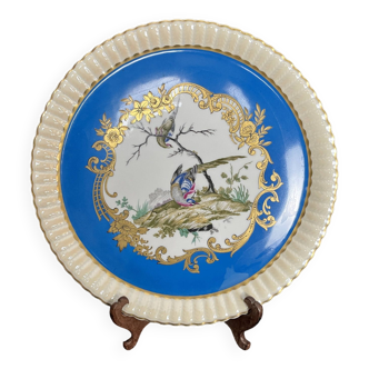 Limoges, plateau en porcelaine polychrome Bernardaud XXème