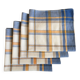 4 blue bistro napkins 50 x 47