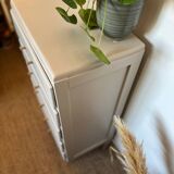 Vintage chiffonier with compass feet
