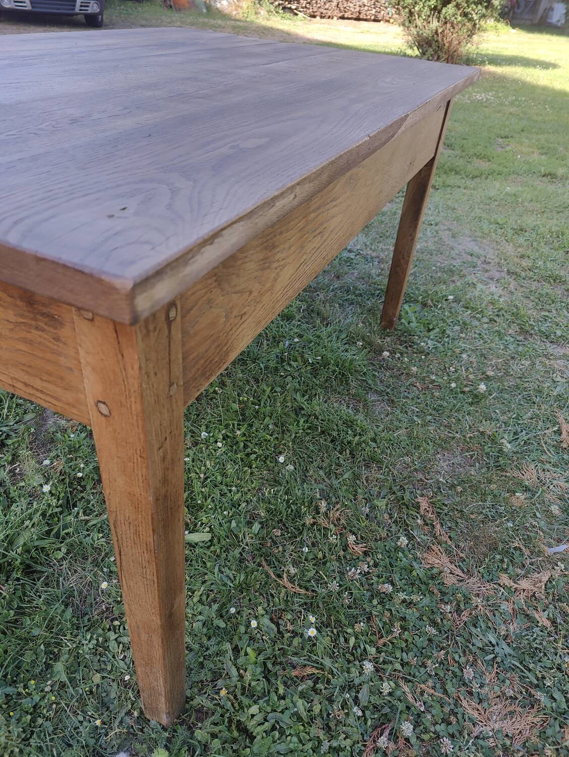 Old oak farmhouse table