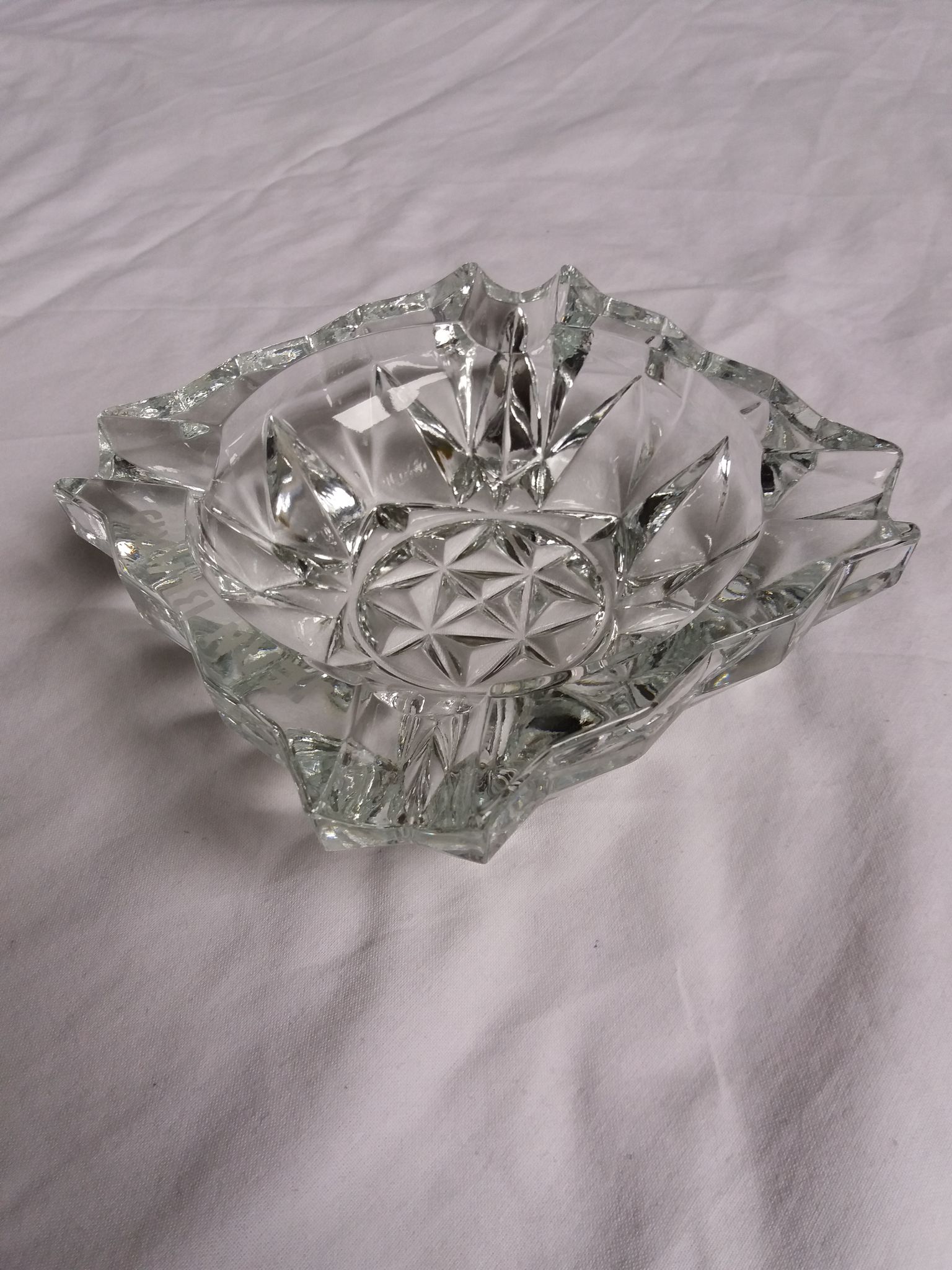 Jean Blard advertising glass ashtray