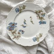 Low Limoges porcelain compote dish