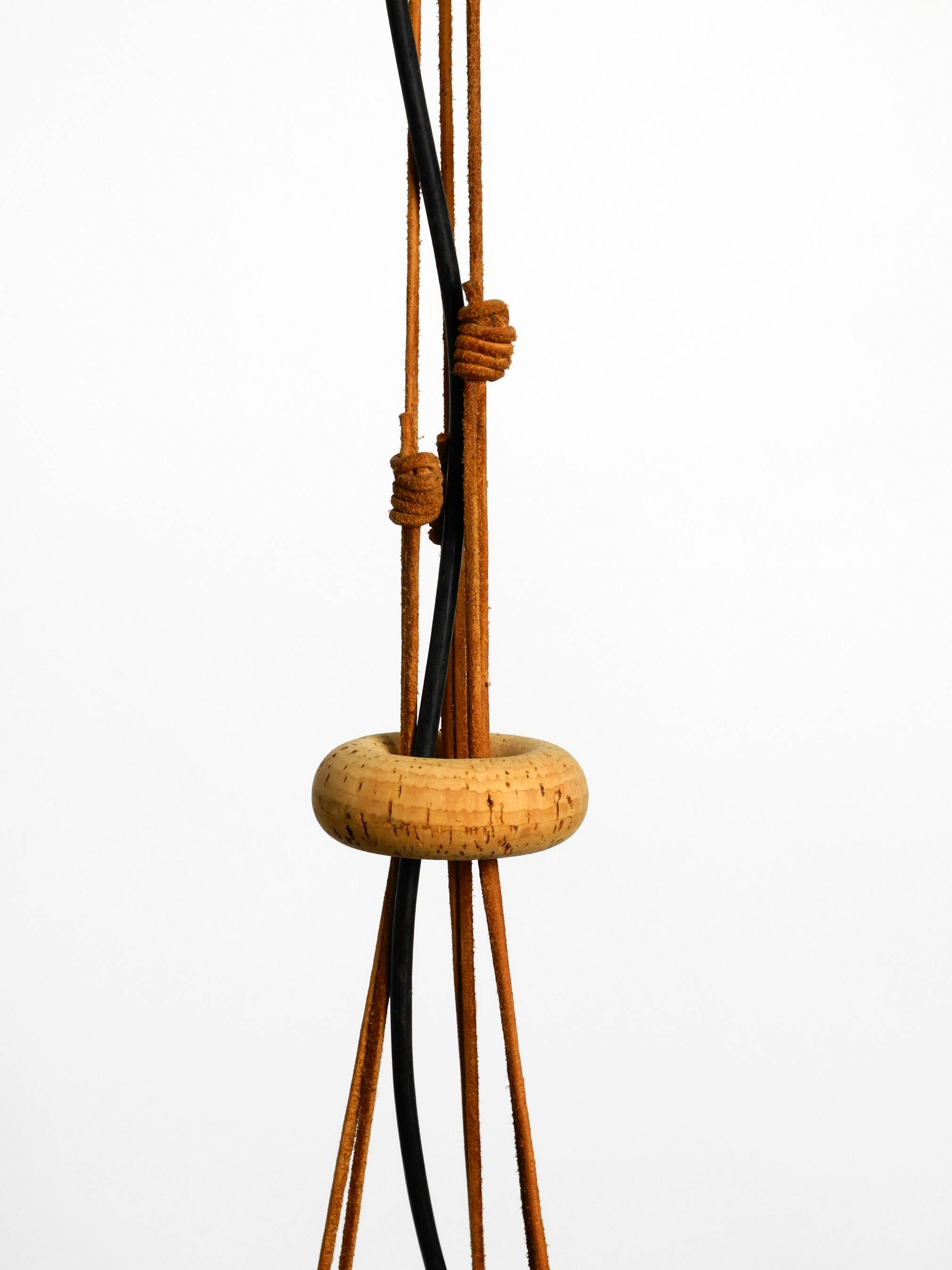 1970s cork ceiling lamp by M-Design | by Willhelm Zanoth and Ingo Maurer