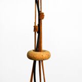 1970s cork ceiling lamp by M-Design | by Willhelm Zanoth and Ingo Maurer