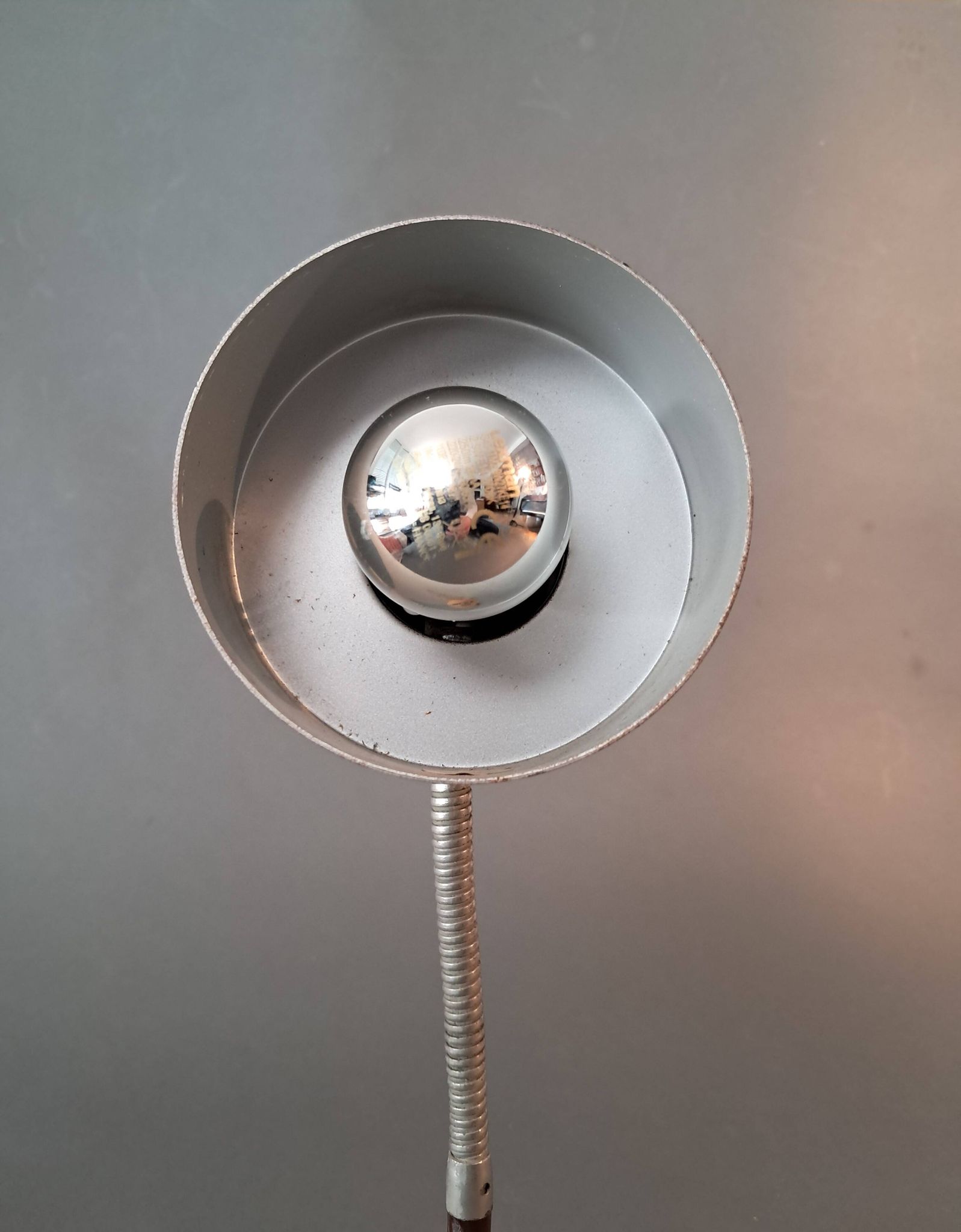 Lita 1960 brown desk lamp.