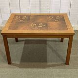 Danish teak and tiled coffee table from the 70s