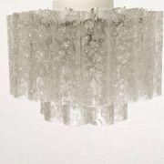 Lampe Plafonnier en Verre Allemande du Milieu du Siècle par Doria Leuchten, années 1960