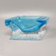 1960s astonishing blue ashtray or vide poche by Flavio Poli