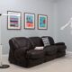 Vintage modular leather sofa 1970s
