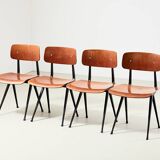 Friso Kramer Set of 4 Result chairs for Ahrend de Cirkel 1958