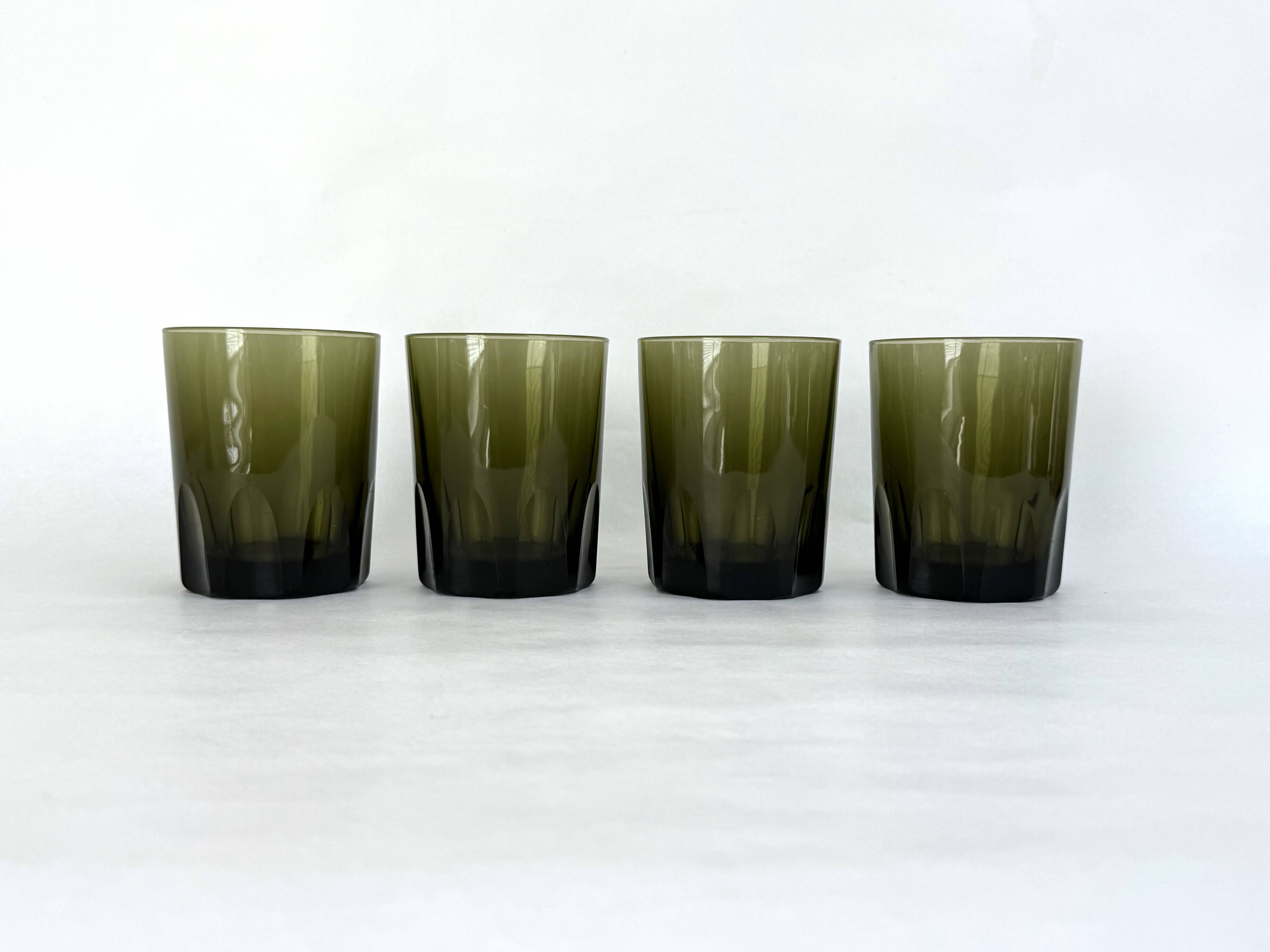 4 verres Bartissol • made in Italy • Circa 1960