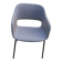 Pedrali Babila fabric armchair with black ash legs.