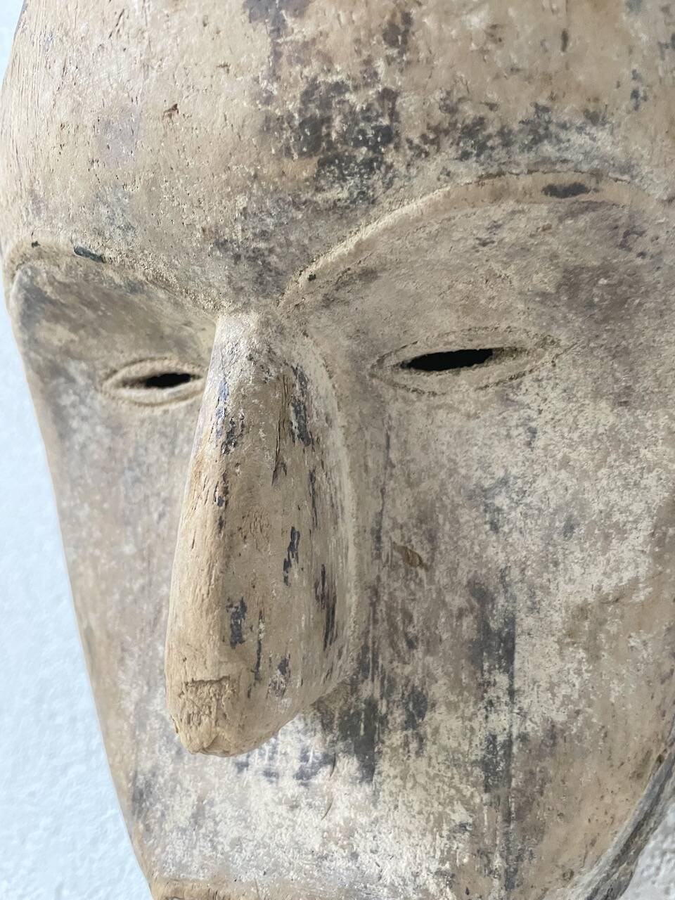 Pair of African Fang and Punu masks from Gabon