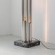 Sculptural lamp - coat rack in steel and marble, Italian, Space Age, Decorative