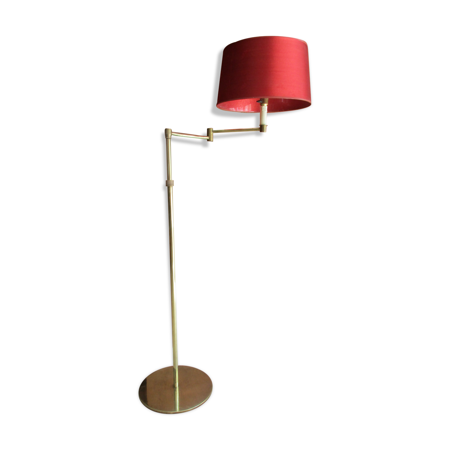 Depliable and articulated foot reader lamp