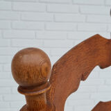 Rocking-chair, oak wood, natural fiber