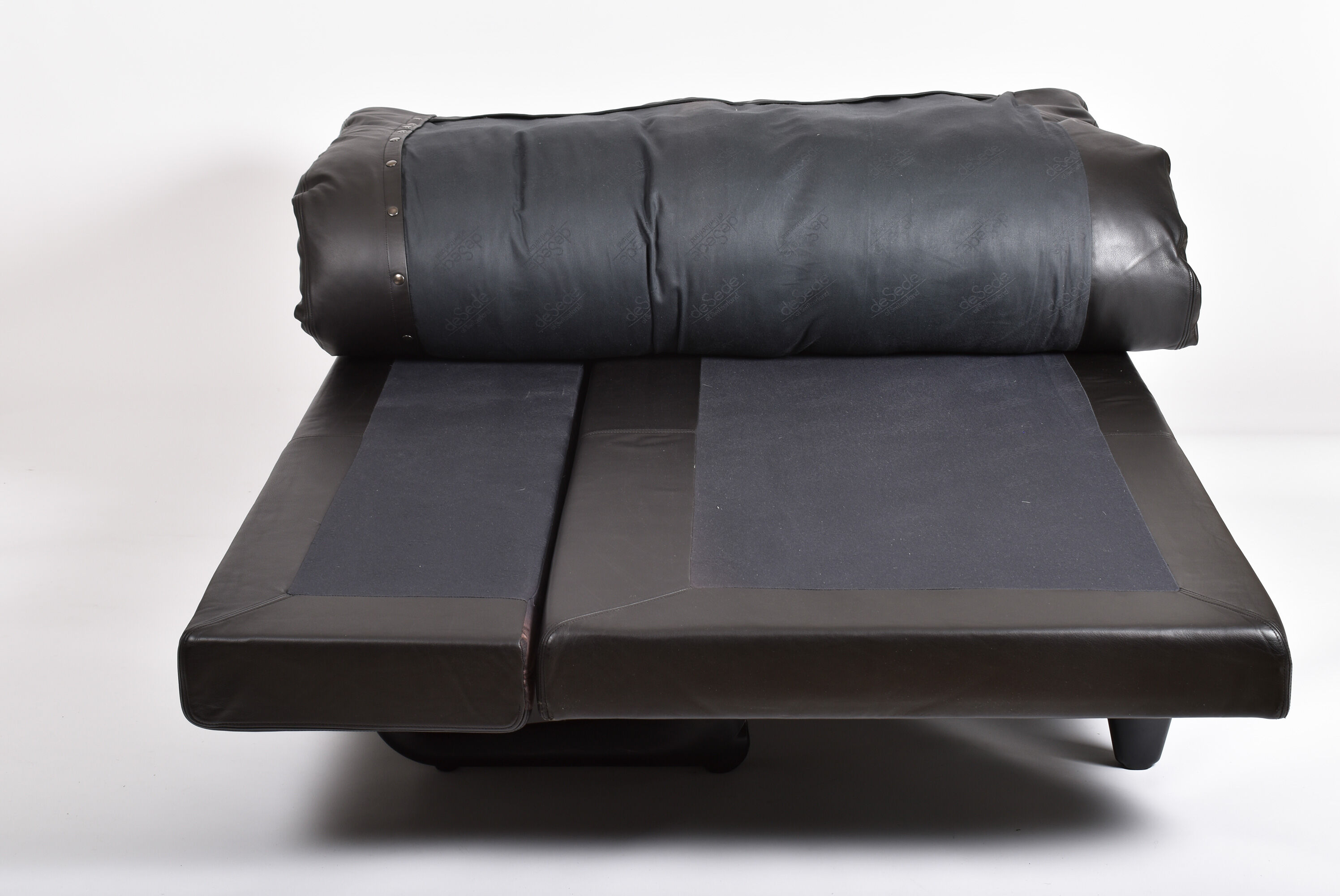 De Sede DS 169 convertible leather sofa, E. Ambühler, 1960