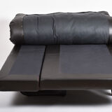 De Sede DS 169 convertible leather sofa, E. Ambühler, 1960