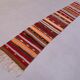Old Turkish narrow Kilim Runner 410x63 cm shabby chic, vintage kelim