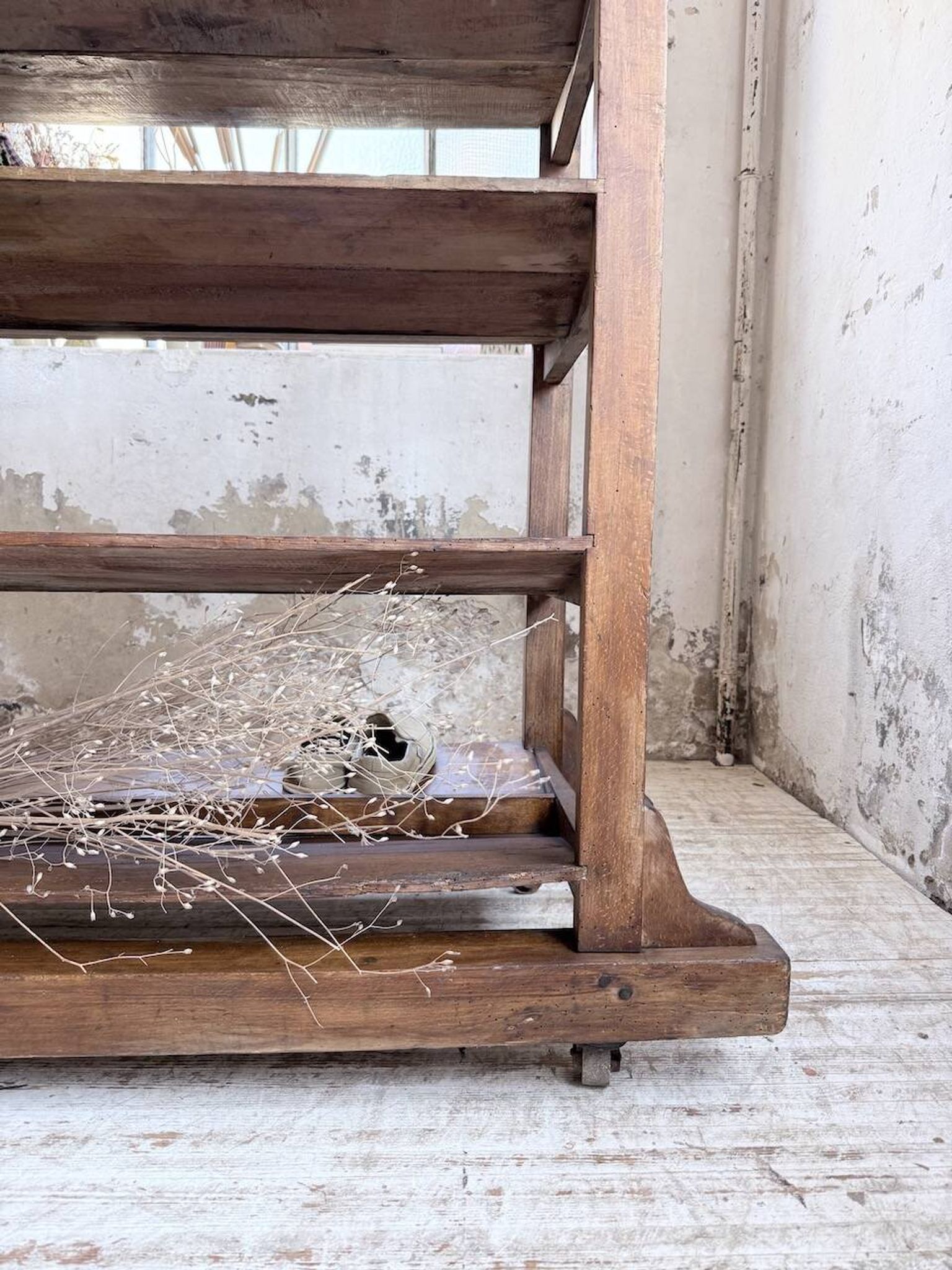 Old bakery shelf from the 1950s.
