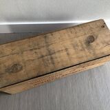 Wood advertising box "Auvergne dairy"