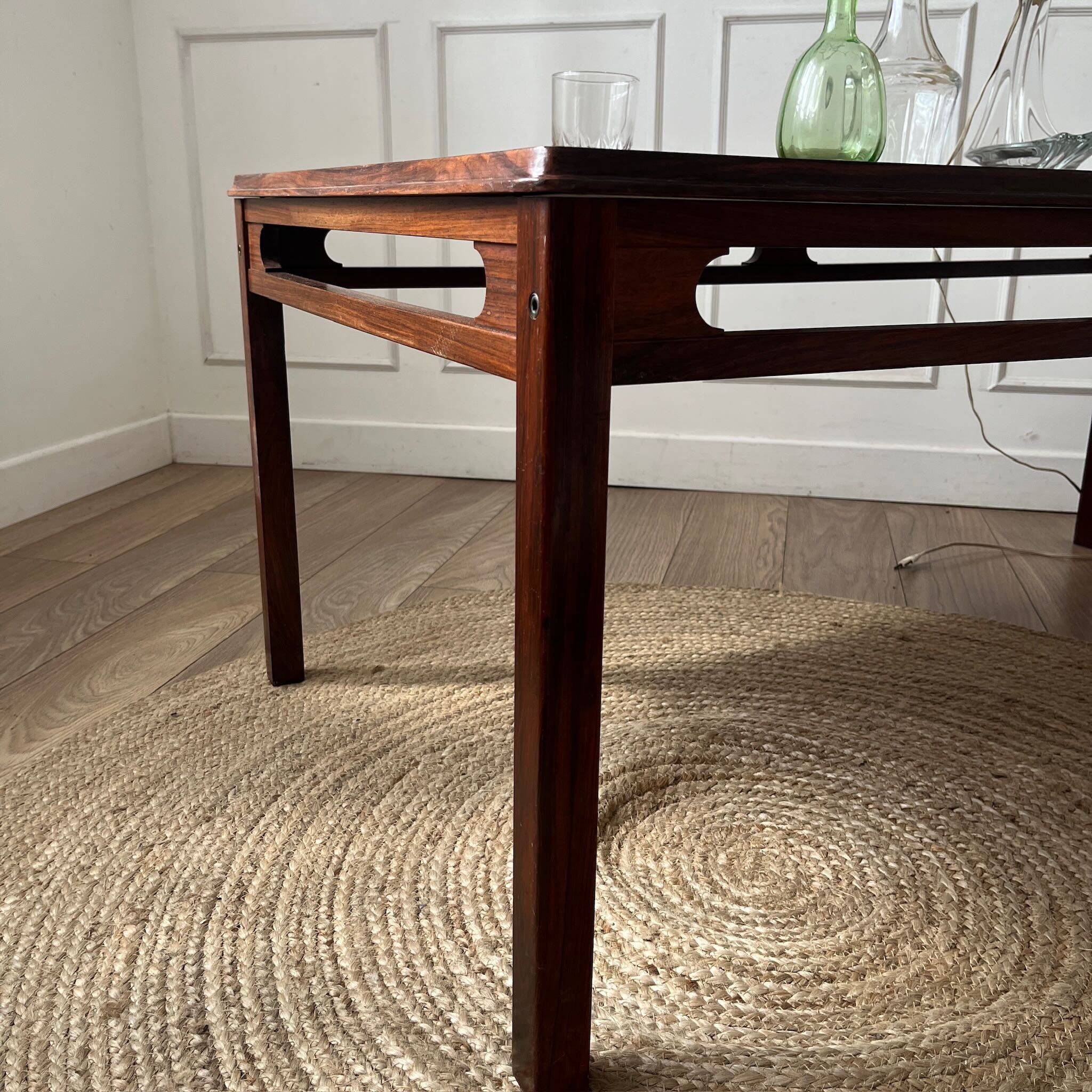 Table basse en palissandre Arne Halvorsen