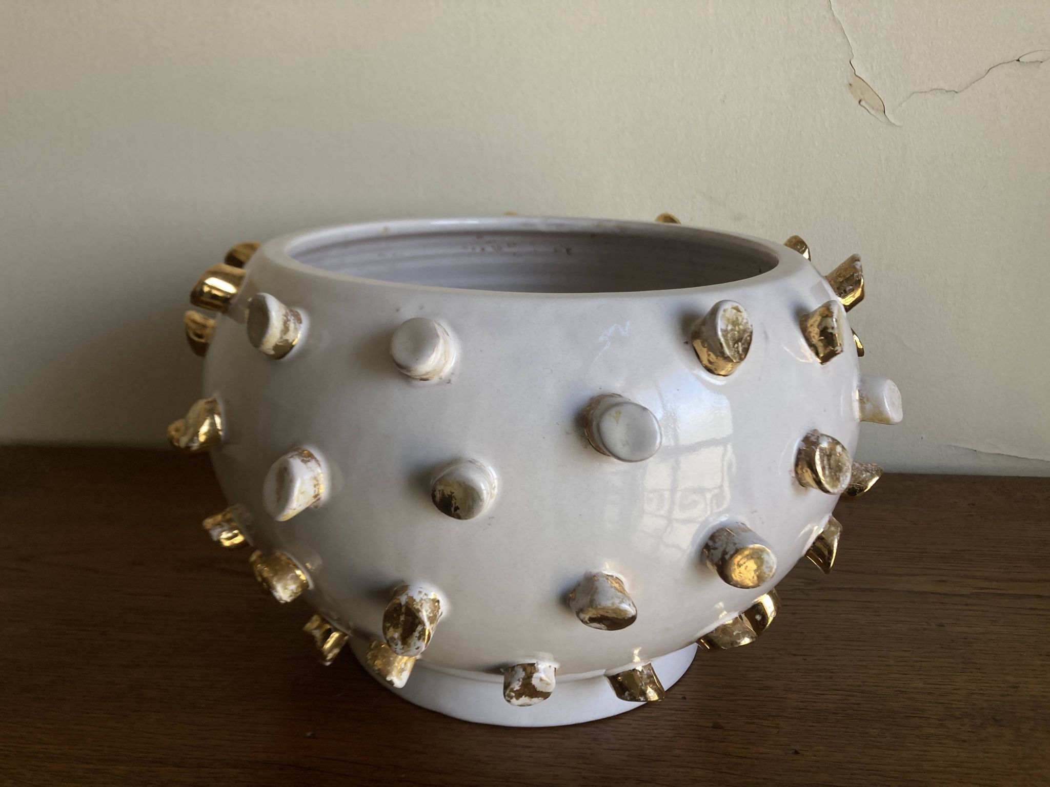 Italian cache-pot XXXL Tronchetto by ND Dolfi Florence for René Veyrat 1960