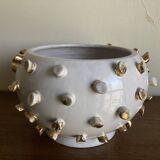 Italian cache-pot XXXL Tronchetto by ND Dolfi Florence for René Veyrat 1960