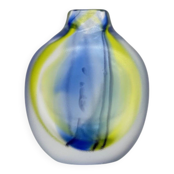 Vase en verre Kosta Boda Royal Art Collection par Göran Wärff pour Kosta Boda Suède
