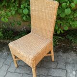70's vintage bamboo and wicker chairs