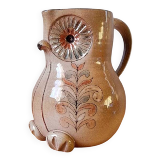 Zoomorphic owl pitcher, Michel Bailly, 1960.