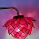 Vintage pink mother-of-pearl angled wall lamp