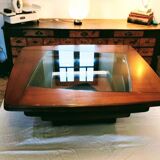 "The Twist" square coffee table