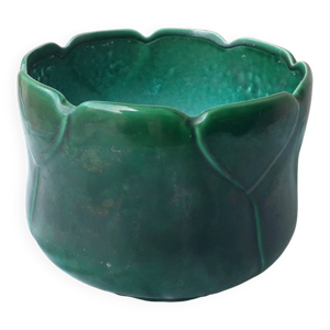 Cache-pot vert en céramique