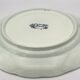 Blue enamelled earthenware wall dish with peasant scene decor Boch La Louvière