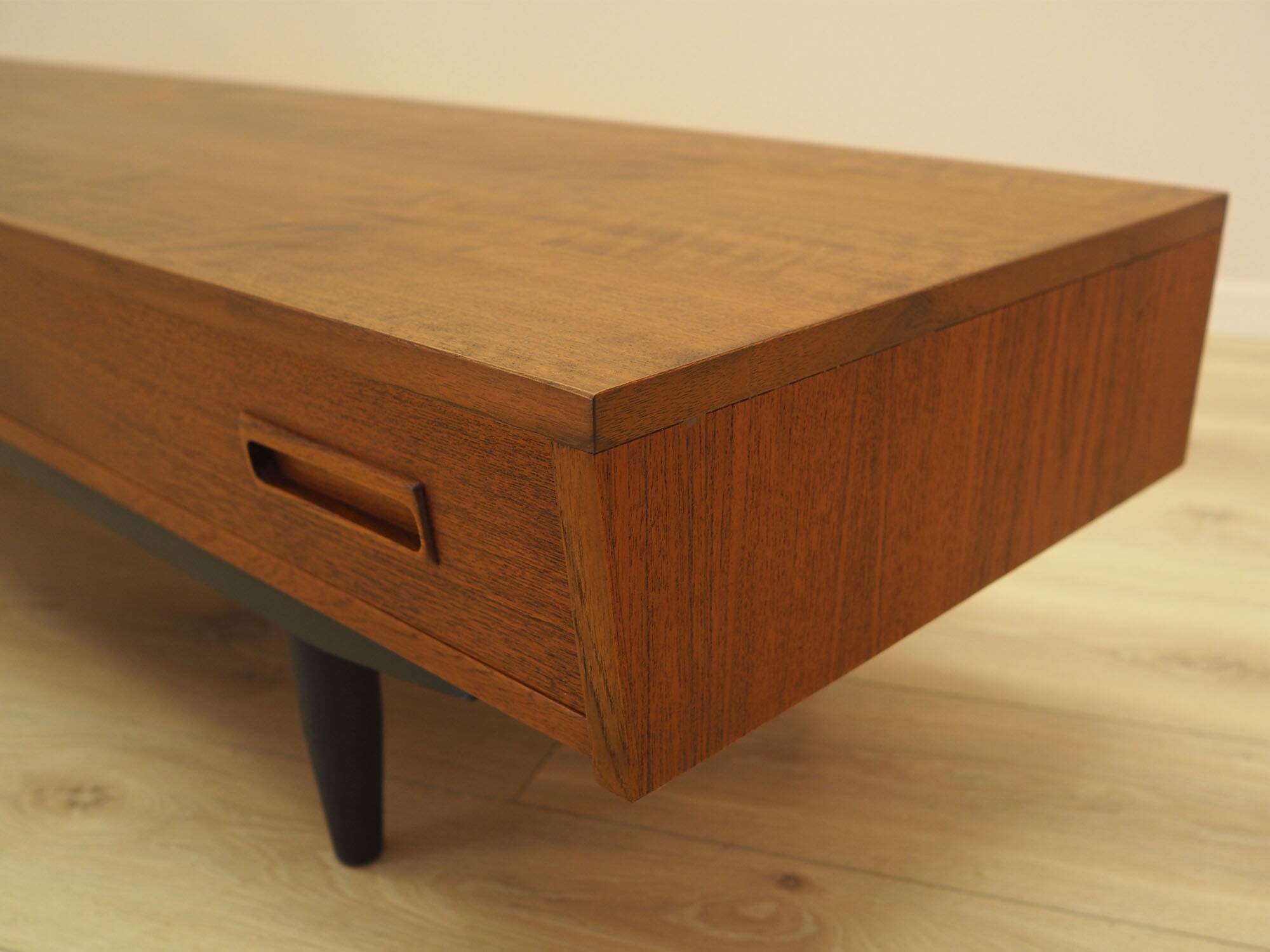 Teak lowboard, Danish design, 1960s, made in Denmark