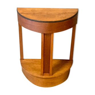 Table d’appoint semi-circulaire en chêne