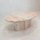 Italian marble oval coffee table, 1970's