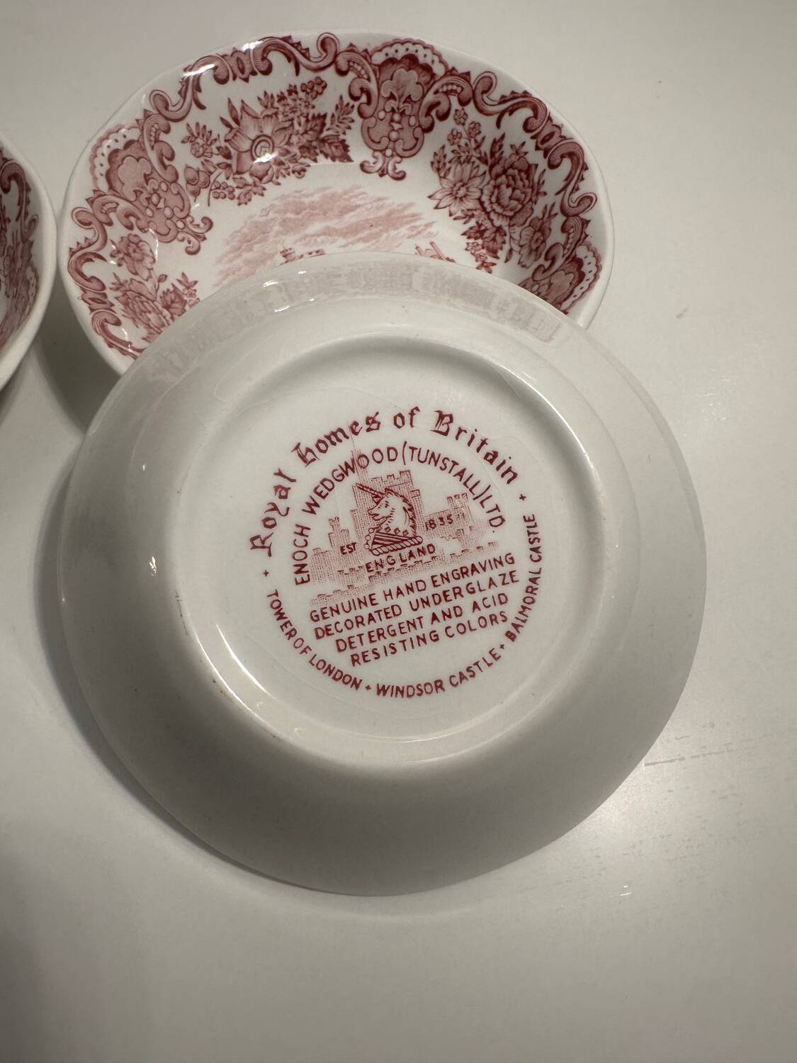 3 Wedgwood England bowls