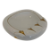 Paolo Traversi Ceramic & Gold Leaf Villari Tulip Plate Tray Vintage Italy 1