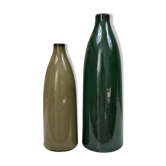 Duo de vases en terre cuite